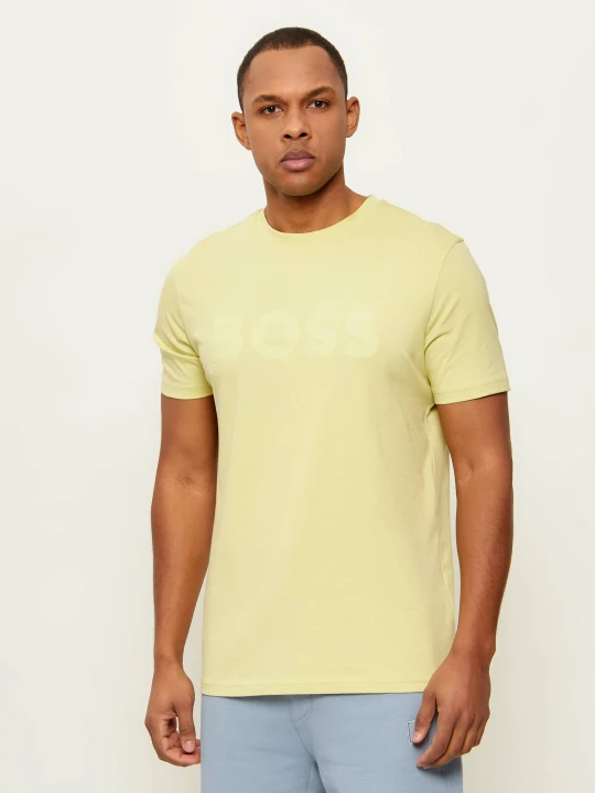 Zdjęcie produktu BOSS ORANGE T-shirt Thinking 1 | Regular Fit limonkowy
