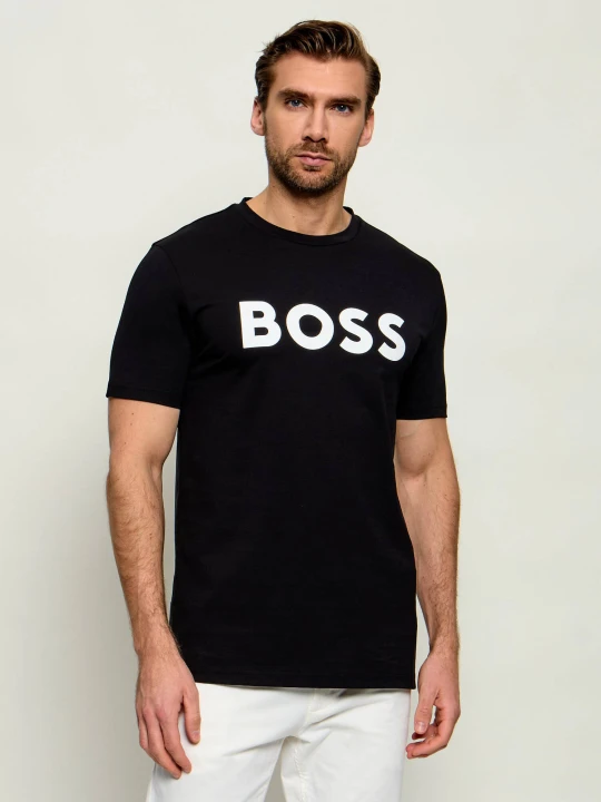 Zdjęcie produktu BOSS ORANGE T-shirt Thinking 1 | Regular Fit czarny