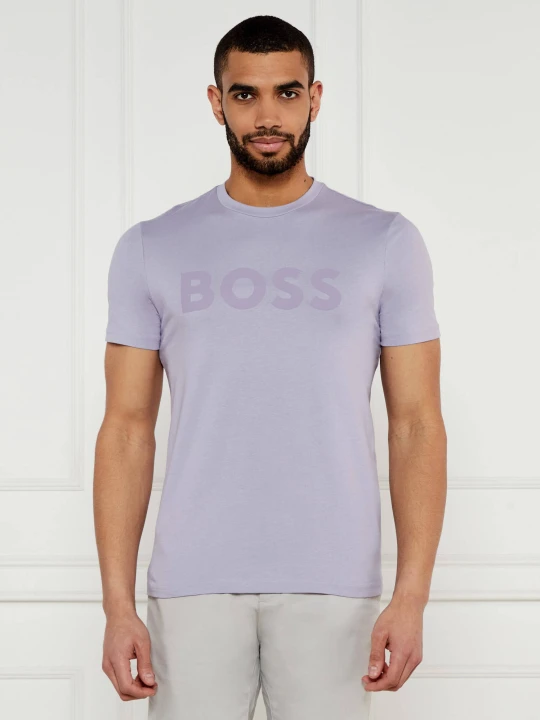 Zdjęcie produktu BOSS ORANGE T-shirt Thinking 1 | Regular Fit lawendowy