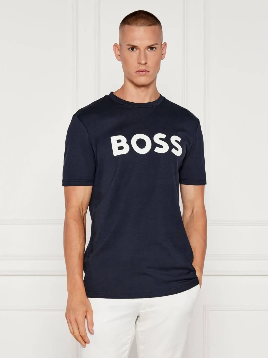 Zdjęcie produktu BOSS ORANGE T-shirt Thinking 1 | Regular Fit granatowy