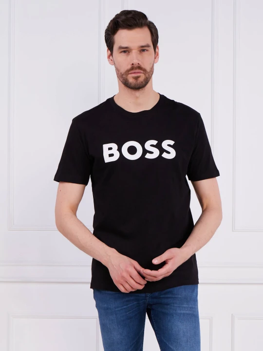 Zdjęcie produktu BOSS ORANGE T-shirt Thinking 1 | Regular Fit czarny