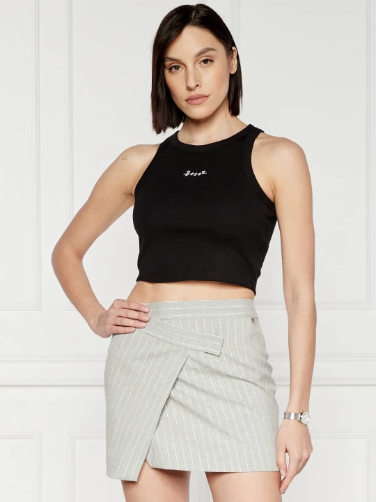 Zdjęcie produktu BOSS ORANGE Top C_Evest | Cropped Fit czarny