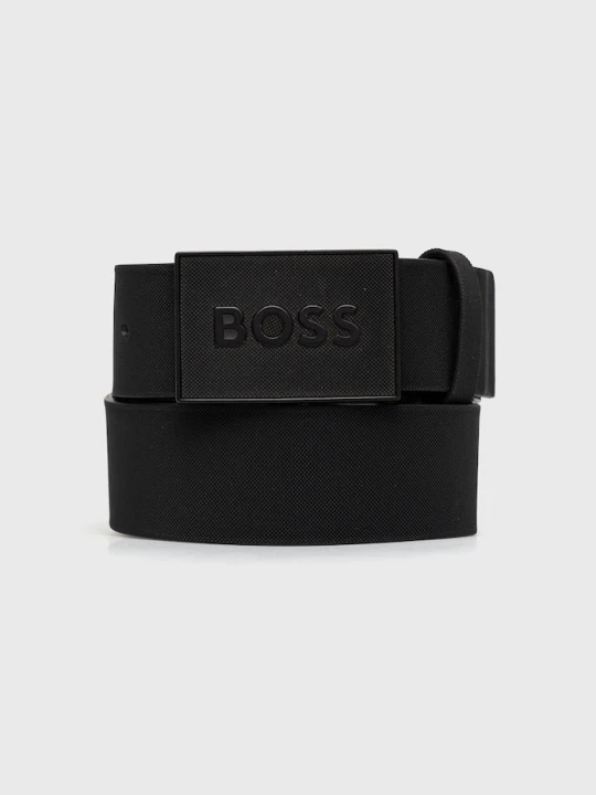 Zdjęcie produktu BOSS pasek męski skórzany czarny