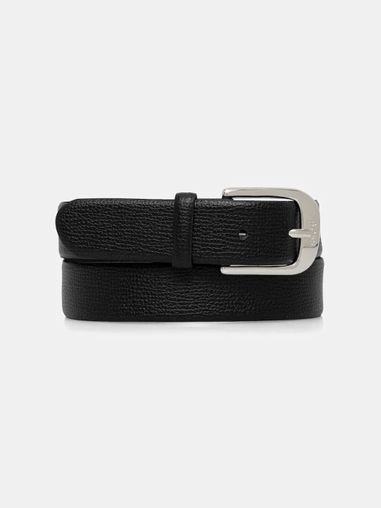Zdjęcie produktu BOSS pasek skórzany Anna Belt 3 cm N. czarny