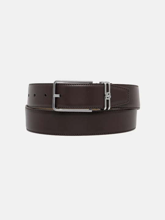 Zdjęcie produktu BOSS pasek męski skórzany Loop brązowy