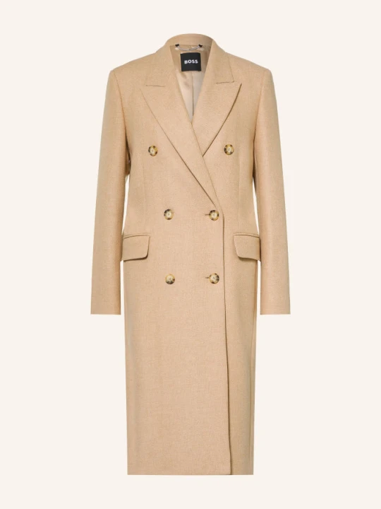 Zdjęcie produktu Boss Płaszcz Wełniany Cassjila beige