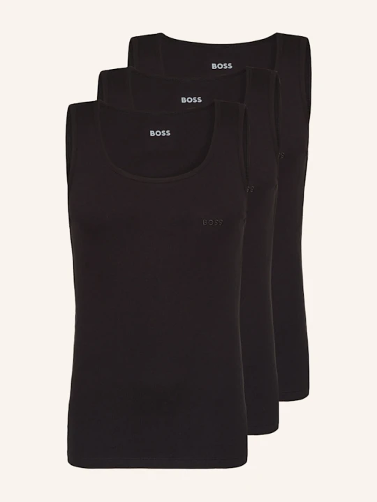 Zdjęcie produktu Boss Podkoszulka One, 3 Szt. schwarz CZARNY