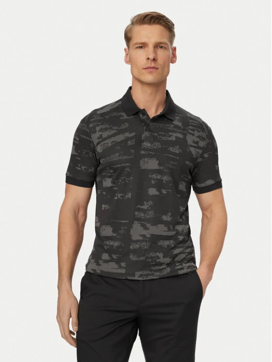 Zdjęcie produktu BOSS Polo Active Repeat 50558583 Czarny Slim Fit