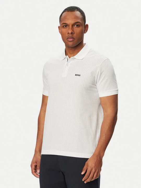 Zdjęcie produktu BOSS Polo Birdie 3 50559355 Biały Regular Fit