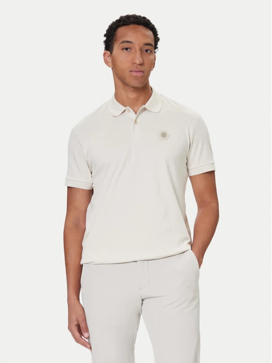 Zdjęcie produktu BOSS Polo Future 50543891 Écru Regular Fit Kremowy