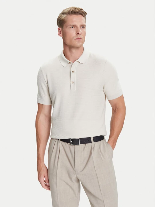 Zdjęcie produktu BOSS Polo H-Iannotti 50543148 Beżowy Regular Fit