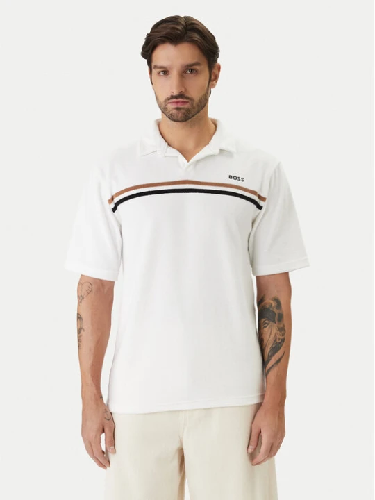 Zdjęcie produktu BOSS Polo Iconic 50561186 Biały Regular Fit