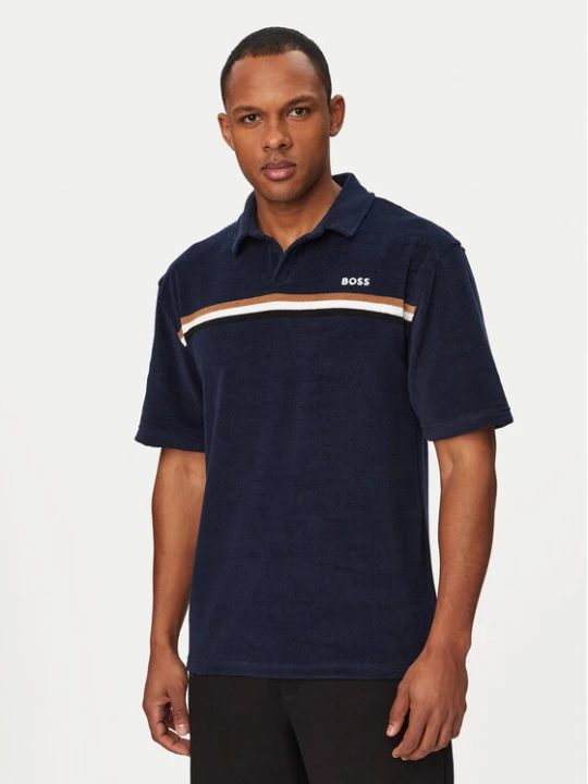 Zdjęcie produktu BOSS Polo Iconic 50561186 Granatowy Regular Fit