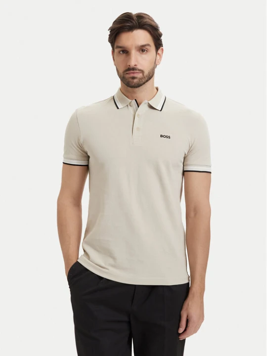 Zdjęcie produktu BOSS Polo Paddy 50469055 Beżowy jasny Regular Fit