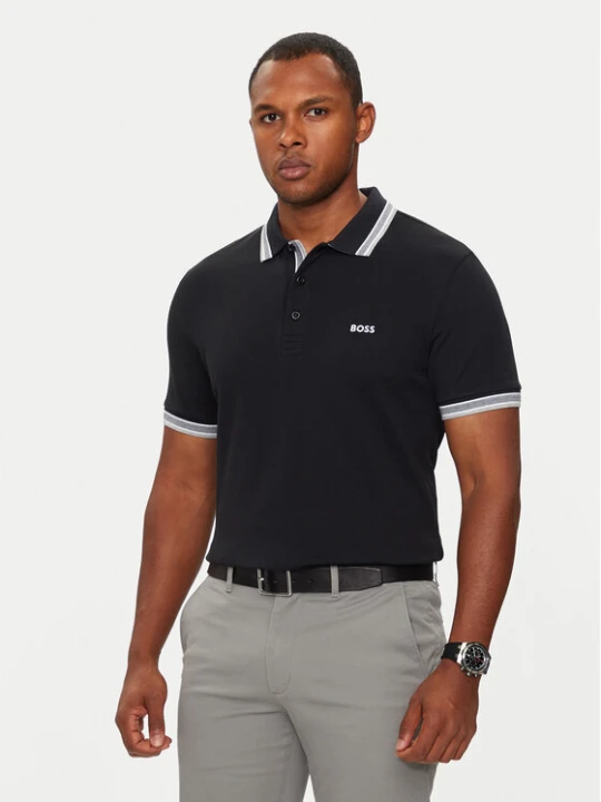 Zdjęcie produktu Boss Polo Paddy 50469055 Czarny Regular Fit