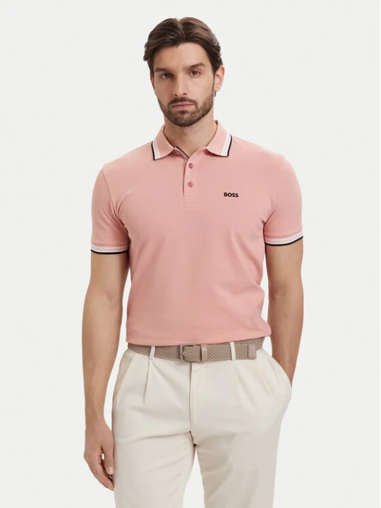 Zdjęcie produktu BOSS Polo Paddy 50469055 Różowy jasny Regular Fit