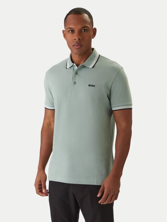 Zdjęcie produktu BOSS Polo Paddy 50469055 Zielony Regular Fit