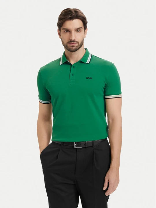 Zdjęcie produktu BOSS Polo Paddy 50469055 Zielony Regular Fit
