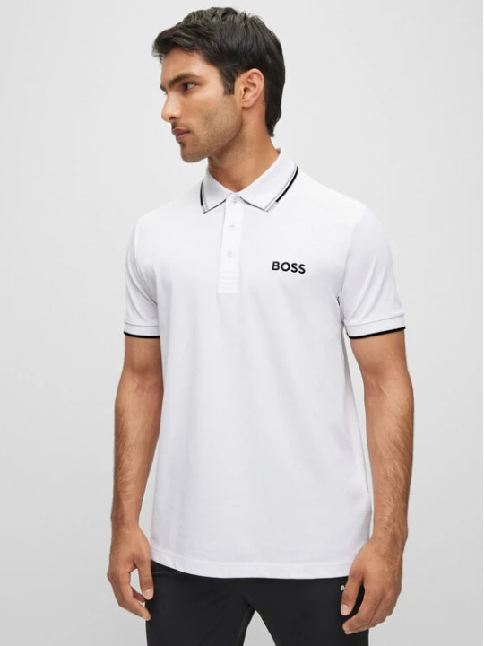 Zdjęcie produktu Boss Polo Paddy Pro 50469102 Biały Regular Fit