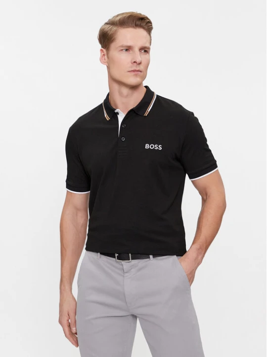 Zdjęcie produktu Boss Polo Paddy Pro 50469102 Czarny Regular Fit