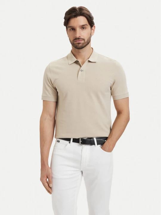 Zdjęcie produktu BOSS Polo Pallas 50553564 Beżowy Regular Fit