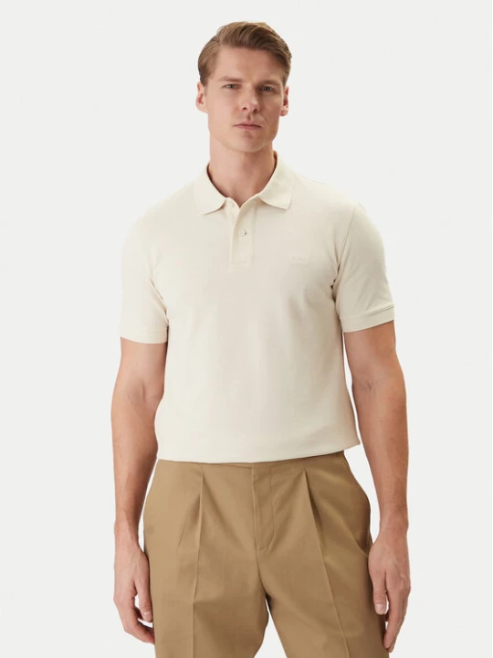 Zdjęcie produktu BOSS Polo Pallas 50553564 Kremowy Regular Fit