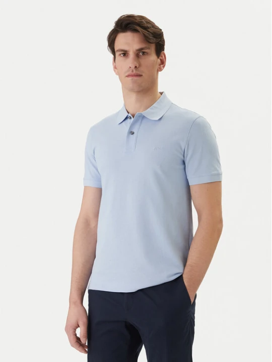 Zdjęcie produktu BOSS Polo Pallas 50553564 Błękitny Regular Fit Niebieski jasny
