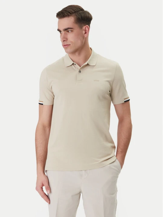 Zdjęcie produktu BOSS Polo Parlay 147 50467113 Beżowy Regular Fit
