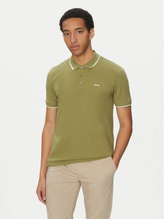 Zdjęcie produktu BOSS Polo Parlay 190 50494697 Zielony Regular Fit
