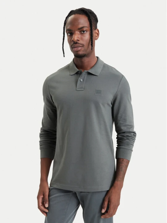 Zdjęcie produktu BOSS Polo Passerby 50507704 Khaki Slim Fit