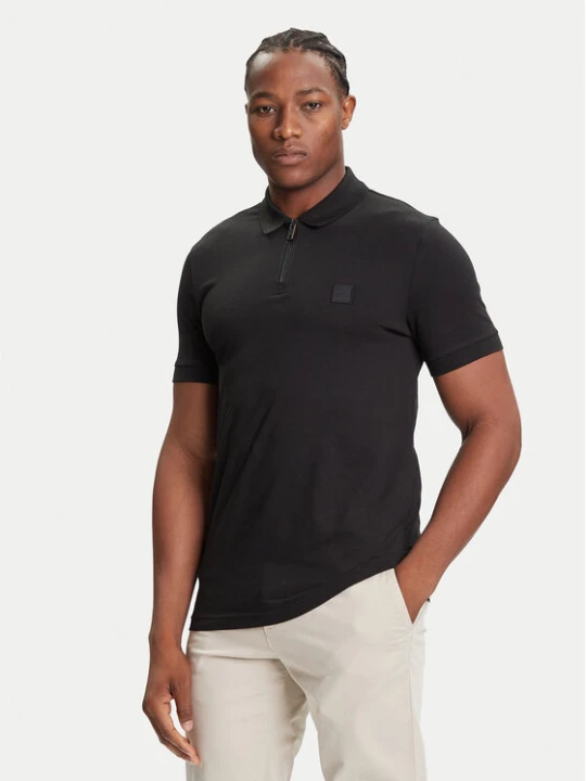 Zdjęcie produktu BOSS Polo Passerzip 50537507 Czarny Slim Fit