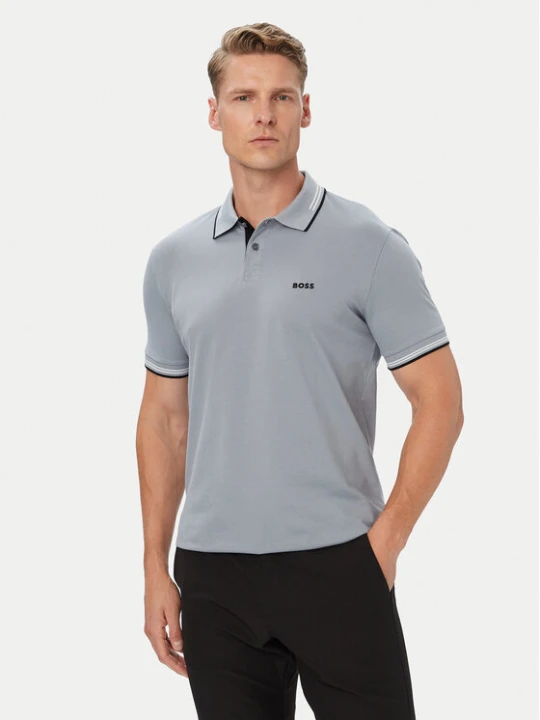 Zdjęcie produktu BOSS Polo Paul 50506193 Szary Regular Fit