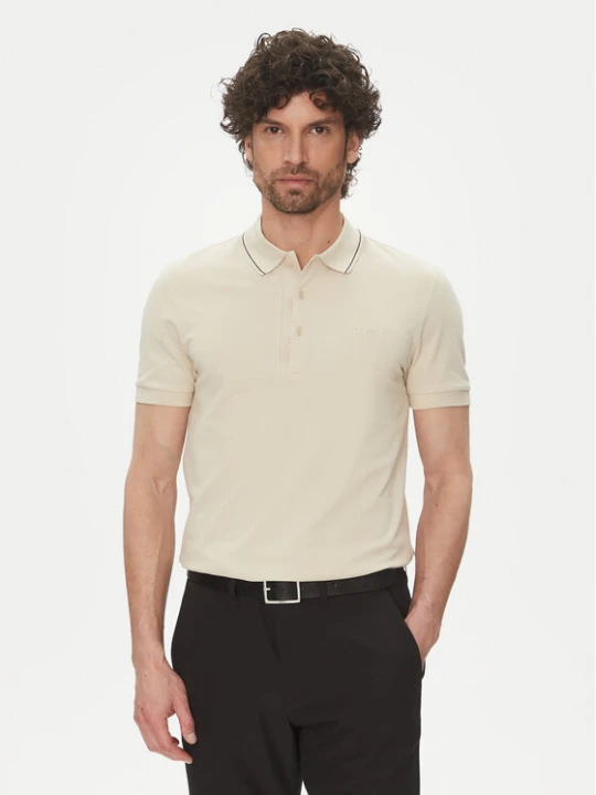 Zdjęcie produktu BOSS Polo Paule 4 50506195 Beżowy Slim Fit