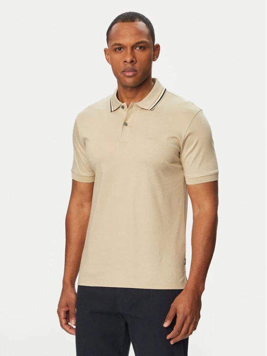 Zdjęcie produktu BOSS Polo Penrose 38 50469360 Beżowy Slim Fit