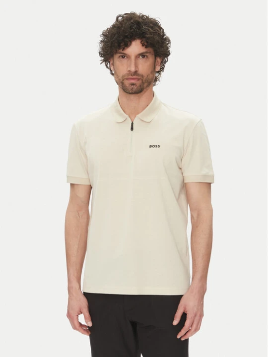 Zdjęcie produktu BOSS Polo Philix Pima 50538177 Beżowy Regular Fit