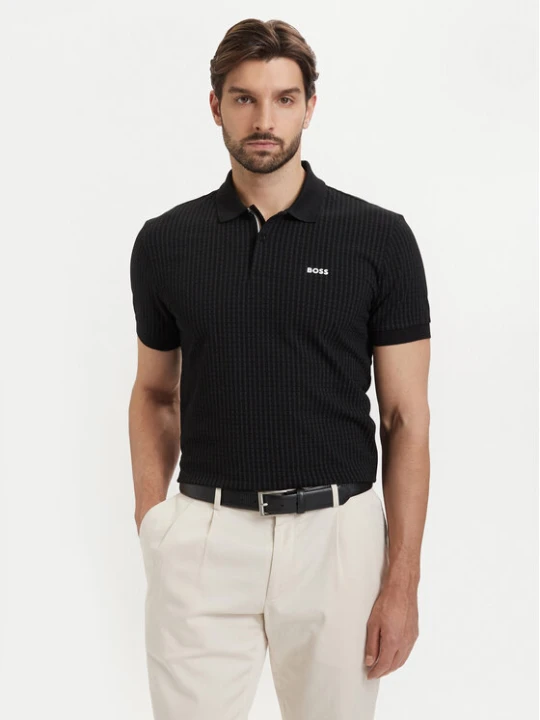 Zdjęcie produktu BOSS Polo Pl Goc Birdie 3 50559355 Czarny Regular Fit