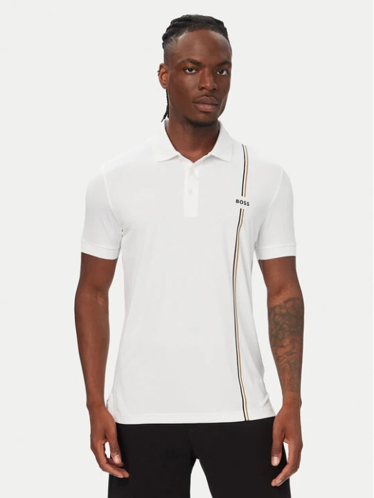 Zdjęcie produktu BOSS Polo PL_TOC Game 3 50563363 Biały Regular Fit