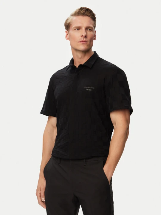 Zdjęcie produktu BOSS Polo Spirit70Jacq S 50560415 Czarny Regular Fit