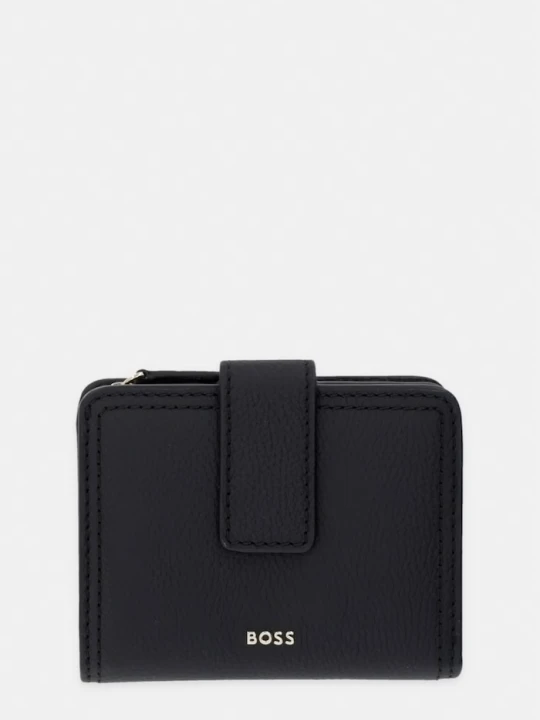 Zdjęcie produktu BOSS portfel damski skórzany Lenah new Sm Wallet czarny