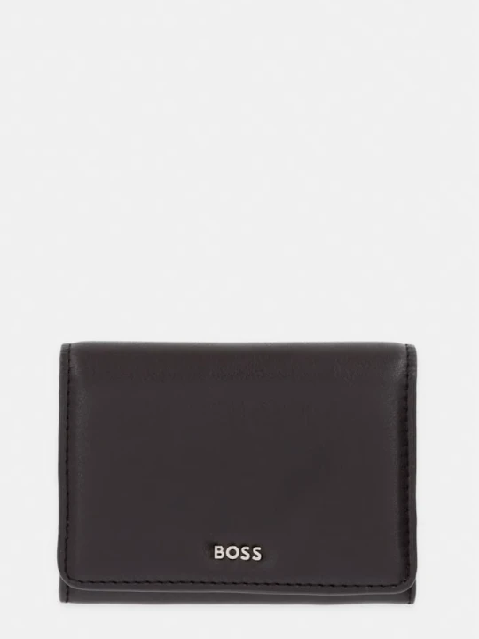 Zdjęcie produktu BOSS portfel damski skórzany NUMAH Flap Cardholde brązowy