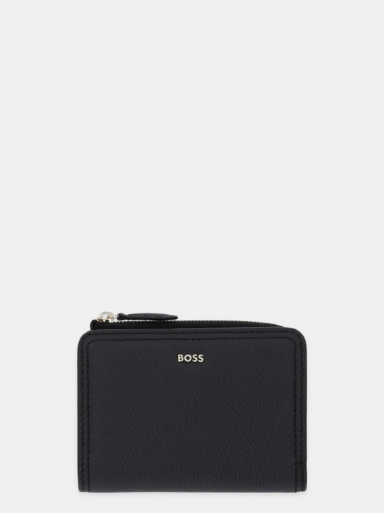 Zdjęcie produktu BOSS portfel damski skórzany Lenah Small Wallet czarny