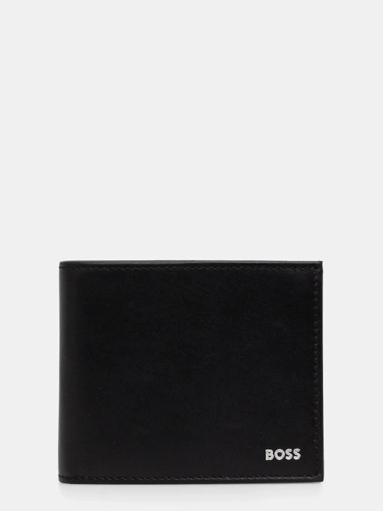 Zdjęcie produktu BOSS portfel skórzany Randy_Trifold czarny