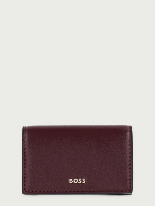 Zdjęcie produktu BOSS portfel z imitacji skóry Sandy Flap C.Holder fioletowy