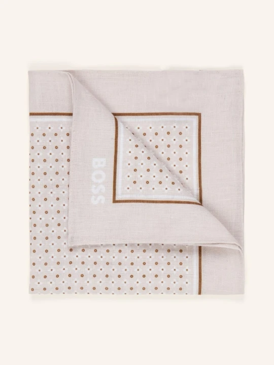 Zdjęcie produktu Boss Poszetka C-Pocket Z Lnu beige