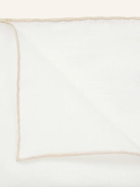 Zdjęcie produktu Boss Poszetka Lniana beige