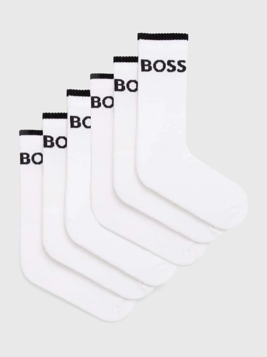 Zdjęcie produktu BOSS skarpety męskie 6P QS Stripe CC 6-pack biały