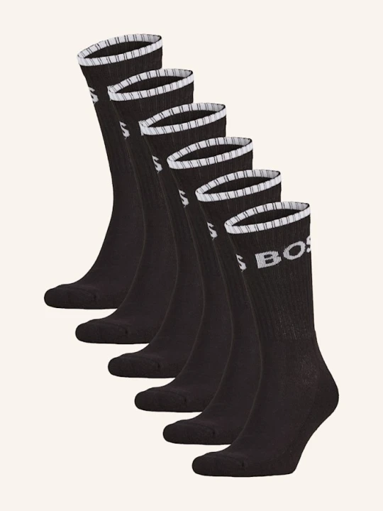 Zdjęcie produktu Boss Skarpety Qs, 6 Par schwarz 001 BLACK