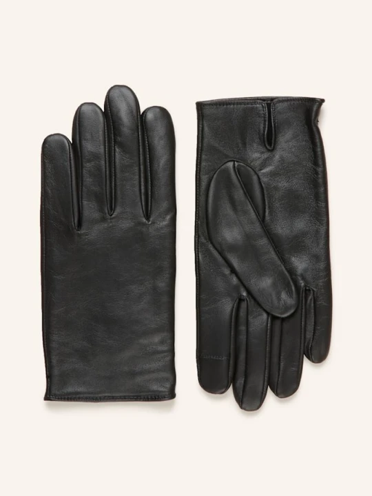 Zdjęcie produktu Boss Skórzane Rękawiczki Glove Umożliwiające Obsługę Ekranów Dotykowych schwarz CZARNY