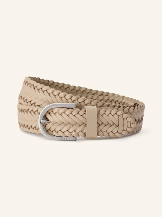 Zdjęcie produktu Boss Skórzany Pasek beige brązowy