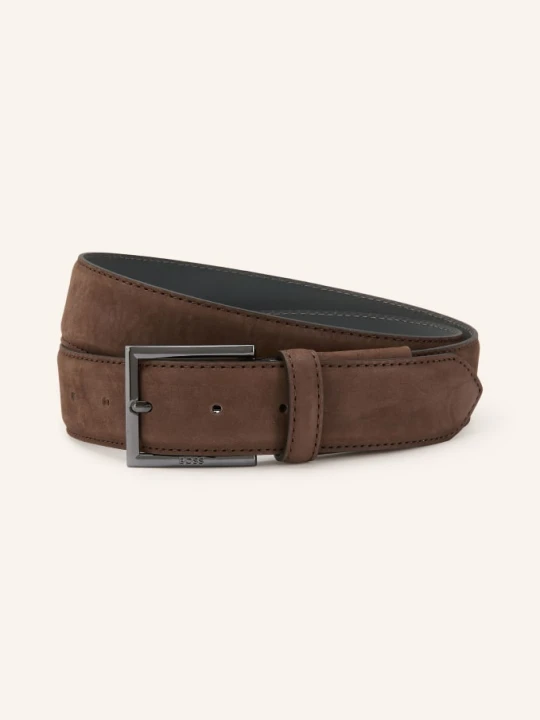 Zdjęcie produktu Boss Skórzany Pasek Dressletic braun CIEMNOBRĄZOWY